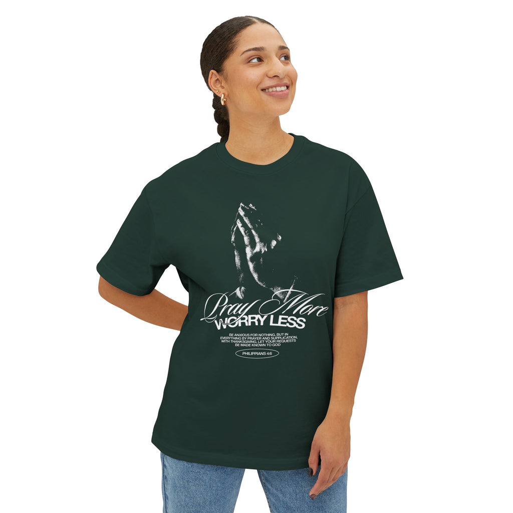 PRAY MORE WORRY LESS TEE