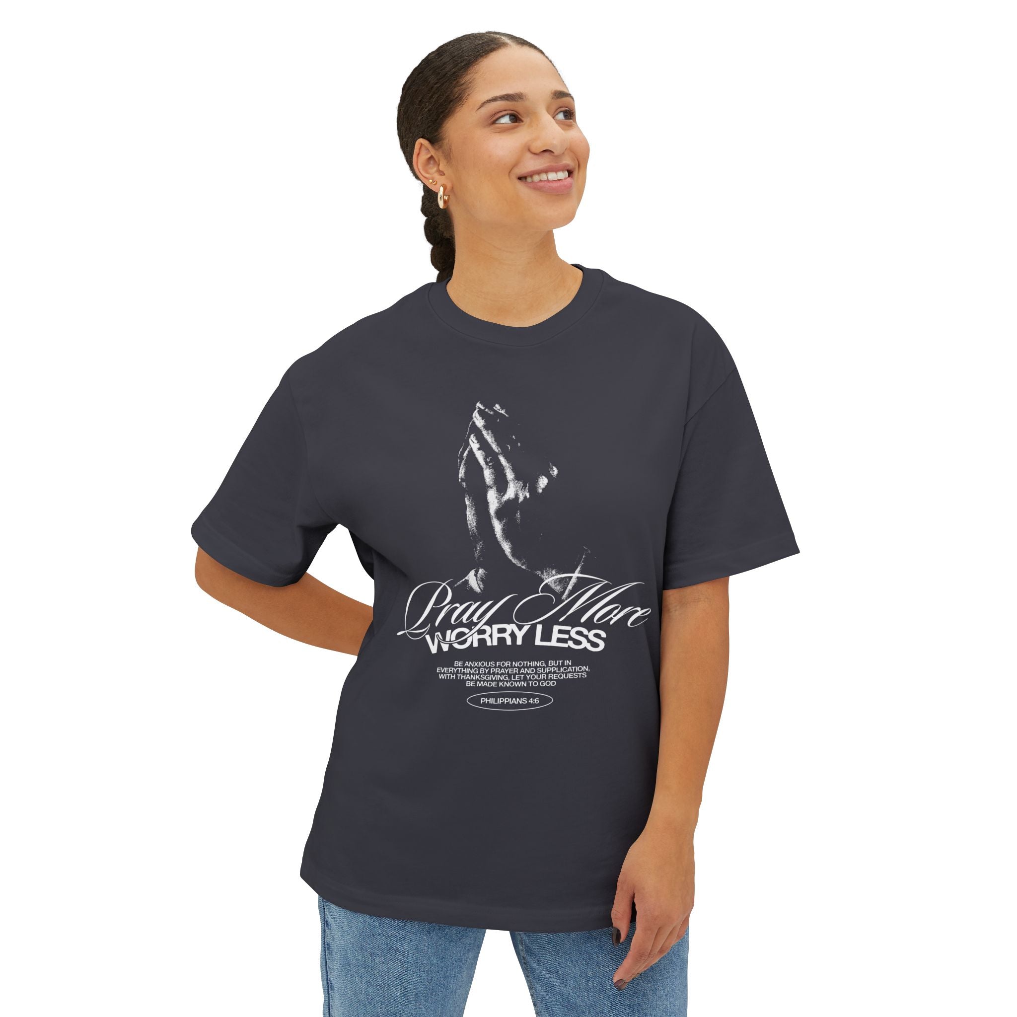 PRAY MORE WORRY LESS TEE